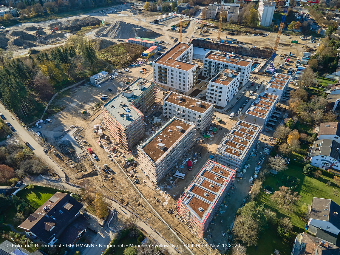 13.11.2020 - Piederstorfer Gelände und Alexisqaurtier am Karl-Marx-Ring in Neuperlach